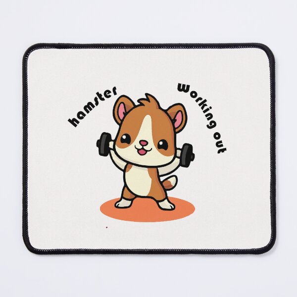 Item preview,  hamster Working Out designed and sold by WAISLYV.