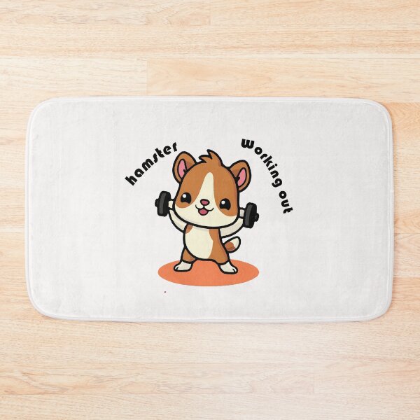 Item preview,  hamster Working Out designed and sold by WAISLYV.