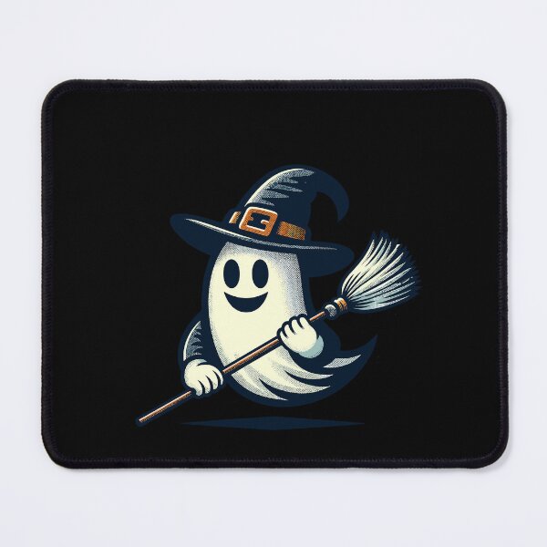 Item preview, Funny Witch Ghost Witches Broom Halloween designed and sold by LuminOrb.