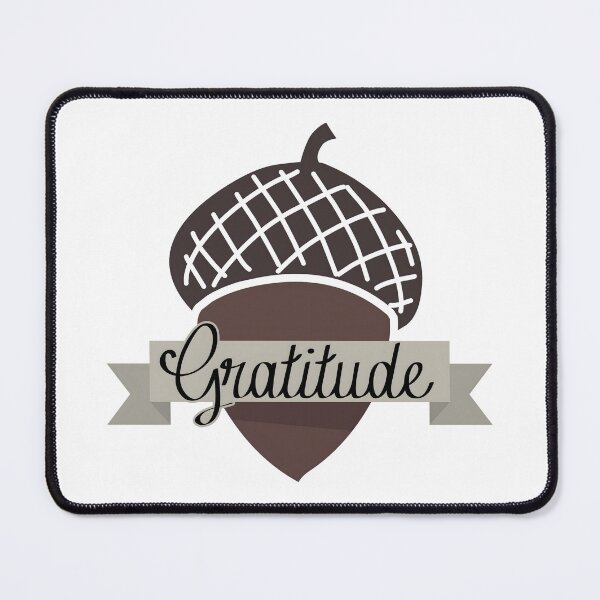 Item preview, Acorn with Gratitude Word designed and sold by Luxuriously.