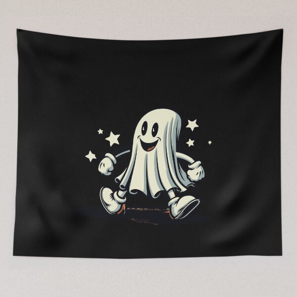 Artikelvorschau, Funny Vintage Ghost Retro Art Style Halloween entworfen und verkauft von LuminOrb.