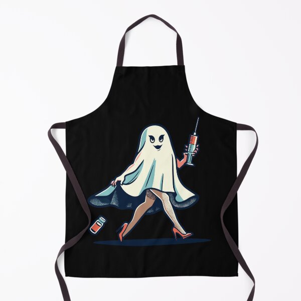 Item preview, Funny Nurse Geriatric Nurse Halloween Ghost designed and sold by LuminOrb.