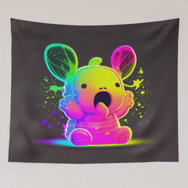 Item preview, Neon Baby Creature designed and sold by Sillytoe.