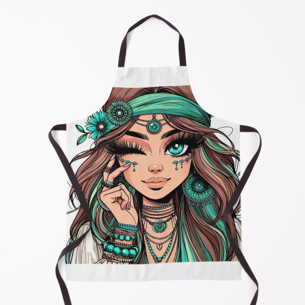 Item preview, Green boho designed and sold by ChicOnColore.