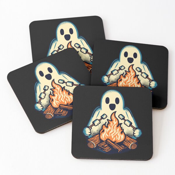 Item preview, Ghost at Campfire Funny Halloween Party designed and sold by LuminOrb.
