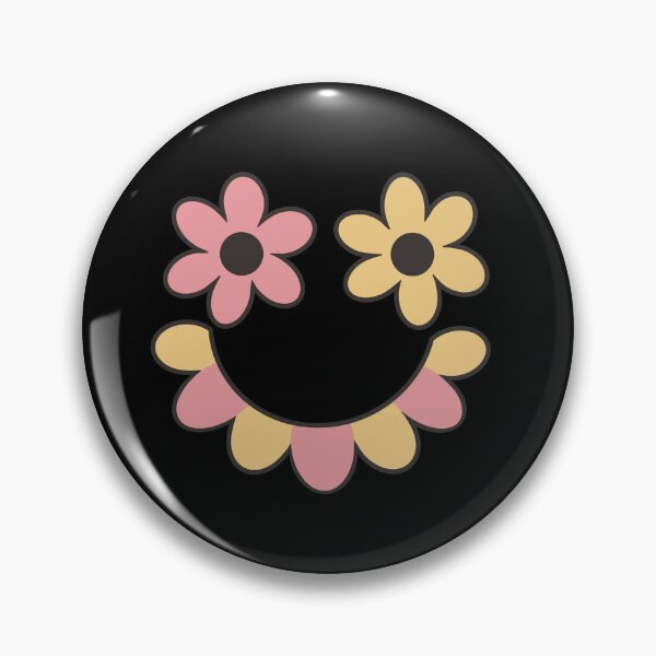 Item preview, Preppy Smiley Face Flower designed and sold by Angie-Atelier.