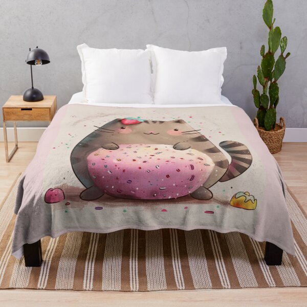 Item preview, cute kitty with sprinkles designed and sold by ParadoxRealm.