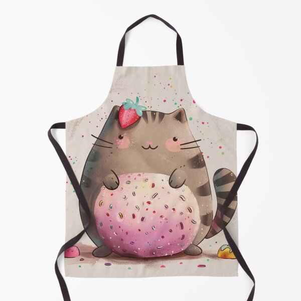Item preview, cute kitty with sprinkles designed and sold by ParadoxRealm.