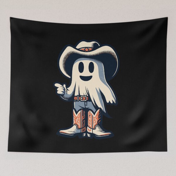 Item preview, Funny Cowboy Ghost Halloween Party Costume Idea designed and sold by LuminOrb.