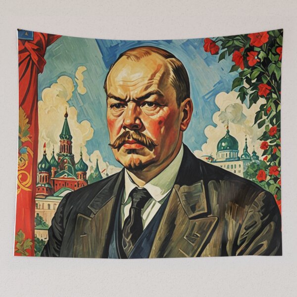 Item preview, Lenin Portrait designed and sold by ArtHistoryPrint.