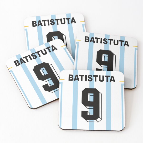 Item preview, Batistuta 9 Argentina 1998 Vintage Shirt designed and sold by Hasan Can Guler.