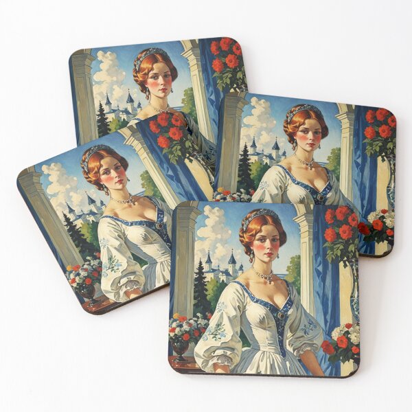 Item preview, Russian Elegant Lady designed and sold by ArtHistoryPrint.