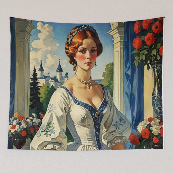 Item preview, Russian Elegant Lady designed and sold by ArtHistoryPrint.