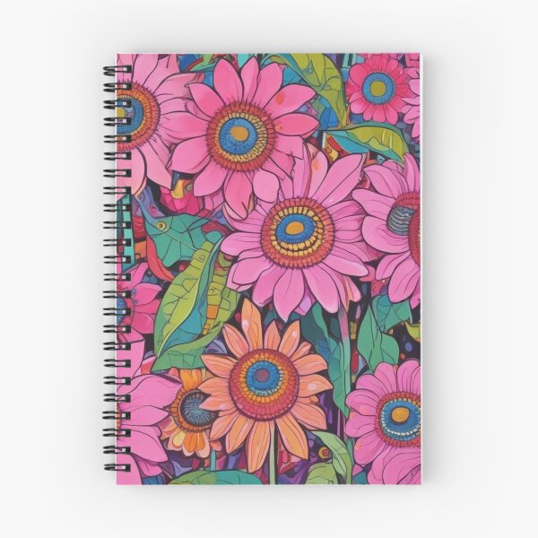 Item preview, Pink sunflowers designed and sold by GasconyPassion.