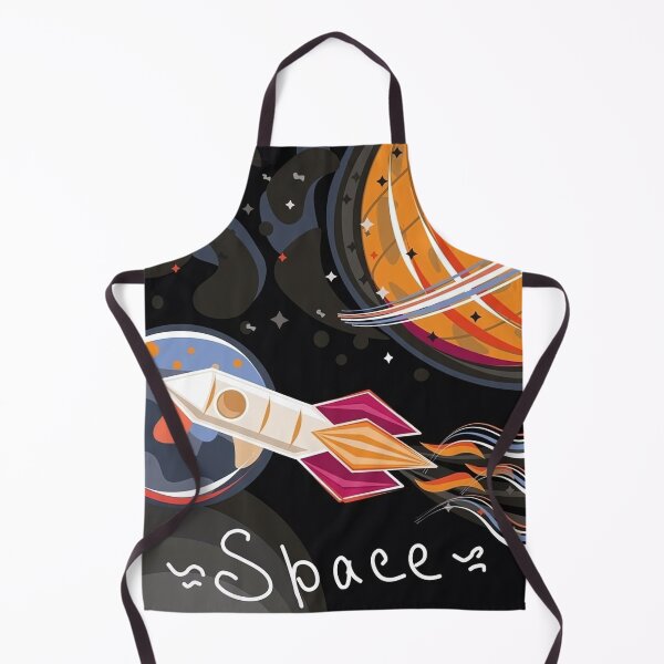 Item preview, Cartoon space ship universe and planets designed and sold by kajabrines.