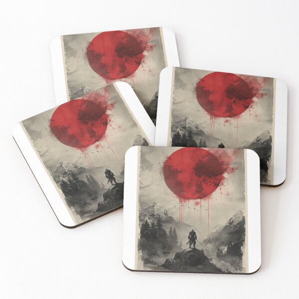 Item preview, Lone Warrior Under Red Sun designed and sold by KazyWeeb.