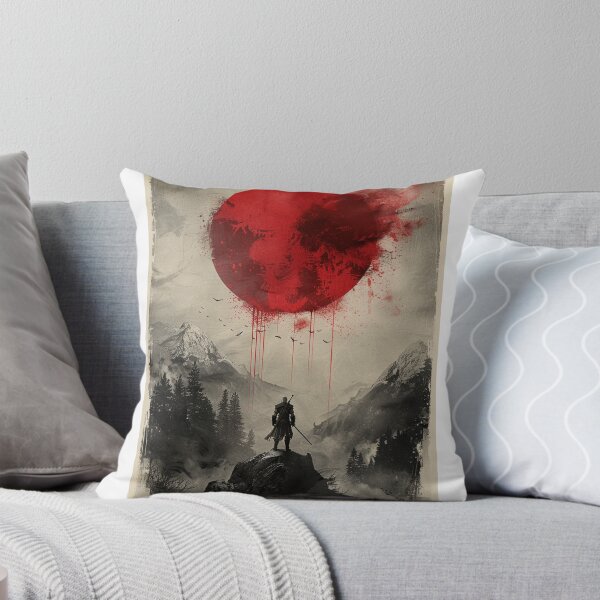 Item preview, Lone Warrior Under Red Sun designed and sold by KazyWeeb.