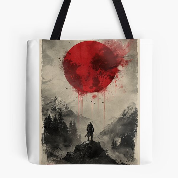 Item preview, Lone Warrior Under Red Sun designed and sold by KazyWeeb.