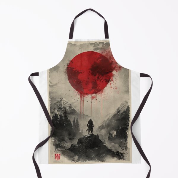 Item preview, Lone Warrior Under Red Sun designed and sold by KazyWeeb.