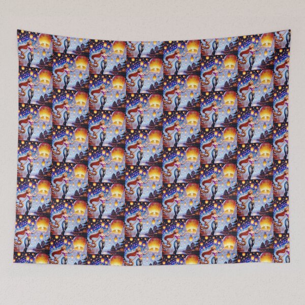 Item preview, "A Night of a Thousand Lights: Watercolor Floating Lanterns Design  designed and sold by choder61.