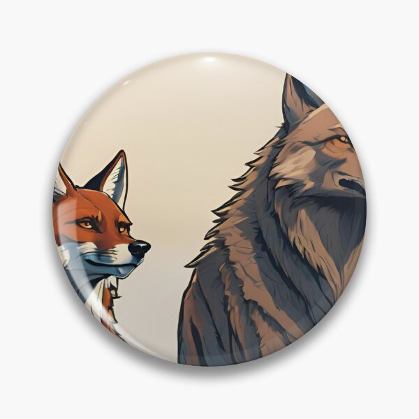 Item preview, A Fox and a Wolf: Companions in the Wilderness designed and sold by Aqmean.