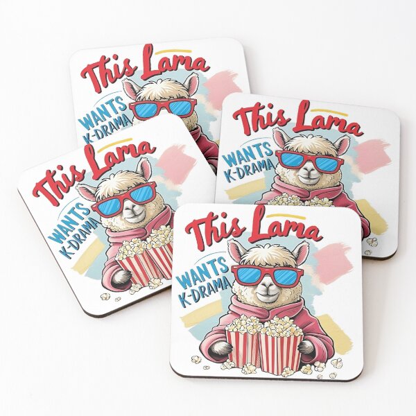 Item preview, This Lama Wants Kdrama - cute Kdrama Fan Design designed and sold by pixelated_echoes.