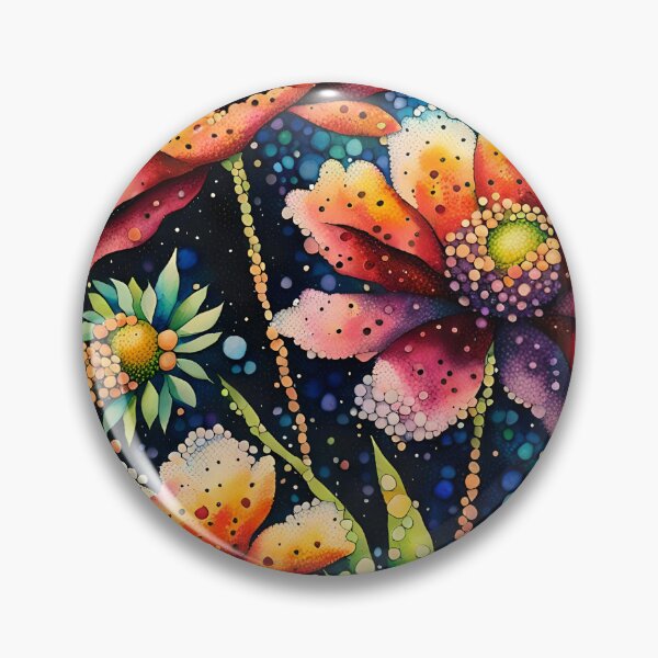 Item preview, Pointilism Flowers  designed and sold by Shs-Kenya.