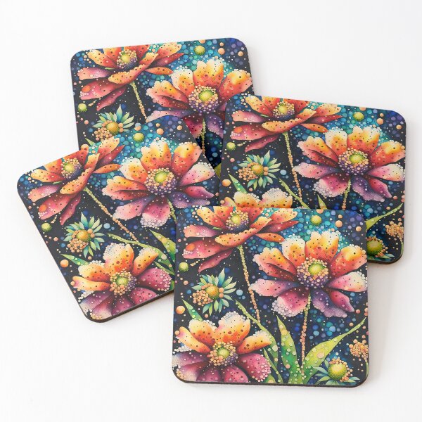 Item preview, Pointilism Flowers  designed and sold by Shs-Kenya.