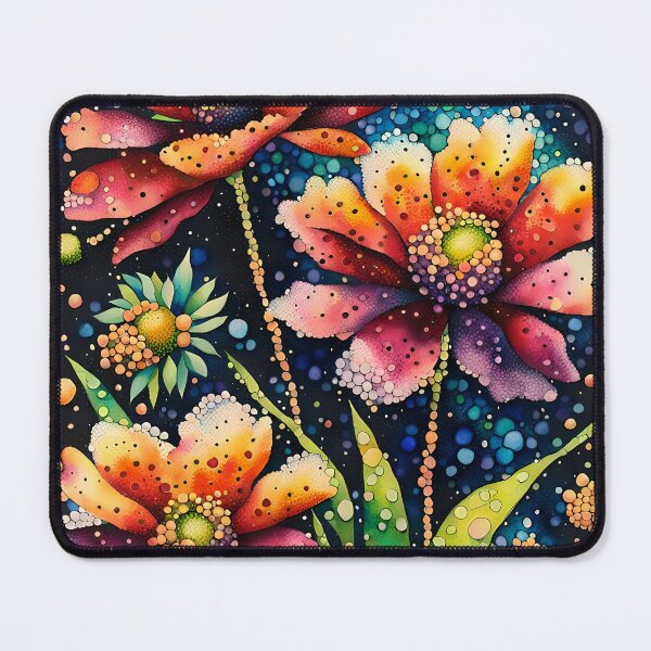 Item preview, Pointilism Flowers designed and sold by Shs-Kenya.