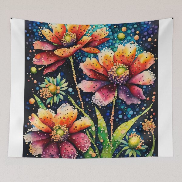 Item preview, Pointilism Flowers  designed and sold by Shs-Kenya.