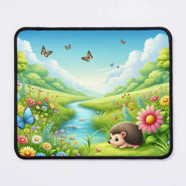 Item preview, Hedgehog's Springtime Paradise designed and sold by Sillytoe.
