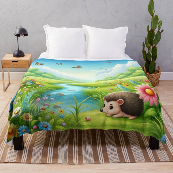 Item preview, Hedgehog's Springtime Paradise designed and sold by Sillytoe.