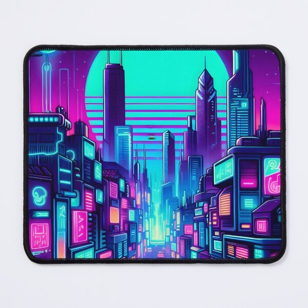 Item preview, Neon Utopia designed and sold by AI-Only Creations.