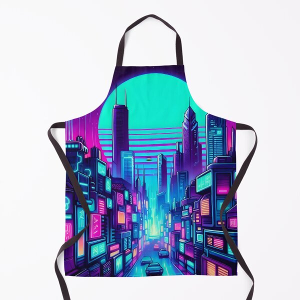Item preview, Neon Utopia designed and sold by AI-Only Creations.