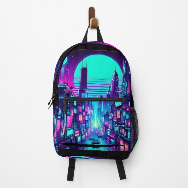 Item preview, Neon Utopia designed and sold by AI-Only Creations.