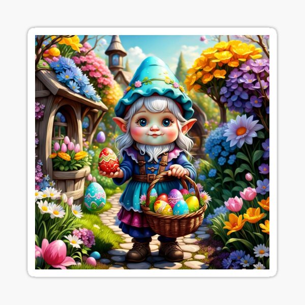 Item preview, Cute Easter Gnome designed and sold by Jbl55.