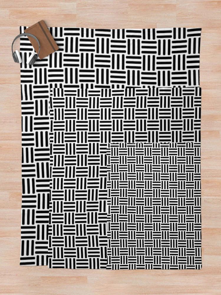 Thumbnail 5 of 6, Throw Blanket, Parallel bars designed and sold by ROPATROKOLA.