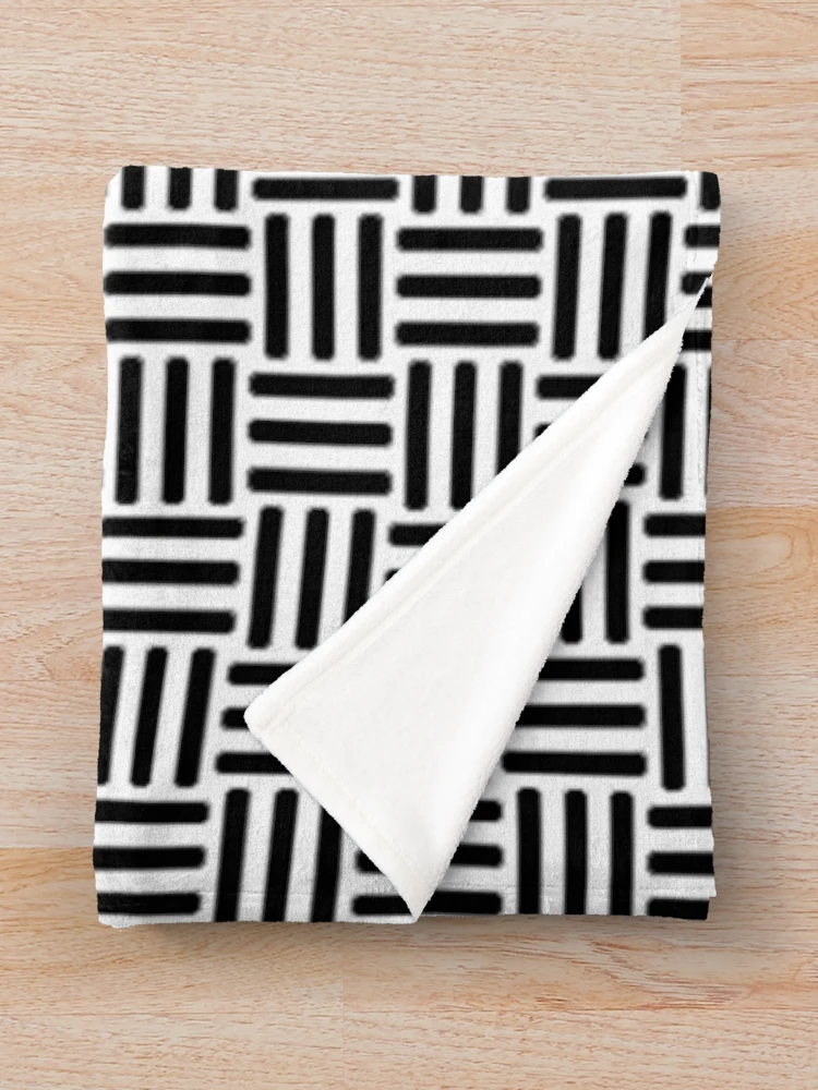 Thumbnail 3 of 6, Throw Blanket, Parallel bars designed and sold by ROPATROKOLA.