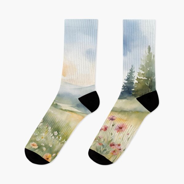 Item preview, Wildflower Meadow at Sunset designed and sold by susshop214.
