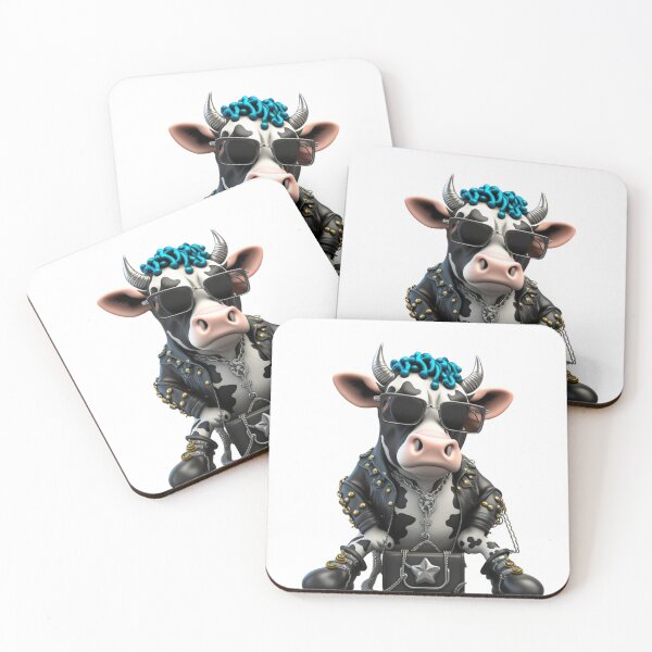 Item preview, Rockstar Cow designed and sold by Sillytoe.