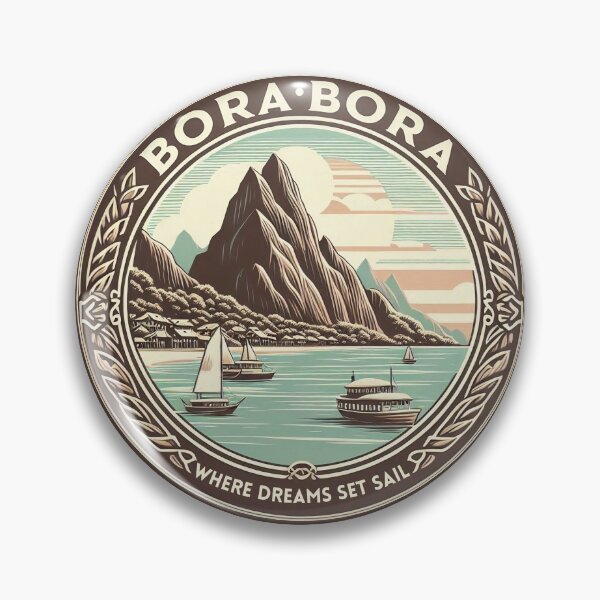 Item preview, Bora Bora Vintage Style Where Dreams Set Sail designed and sold by DarekShop.