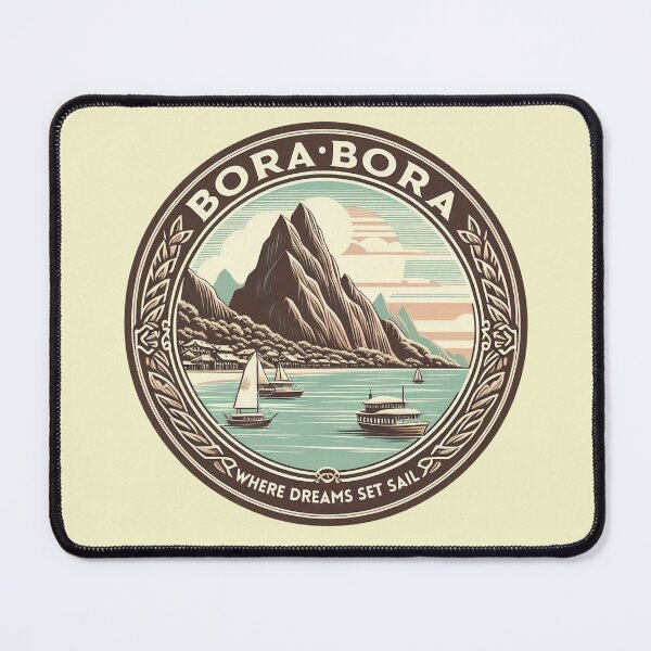 Item preview, Bora Bora Vintage Style Where Dreams Set Sail designed and sold by DarekShop.