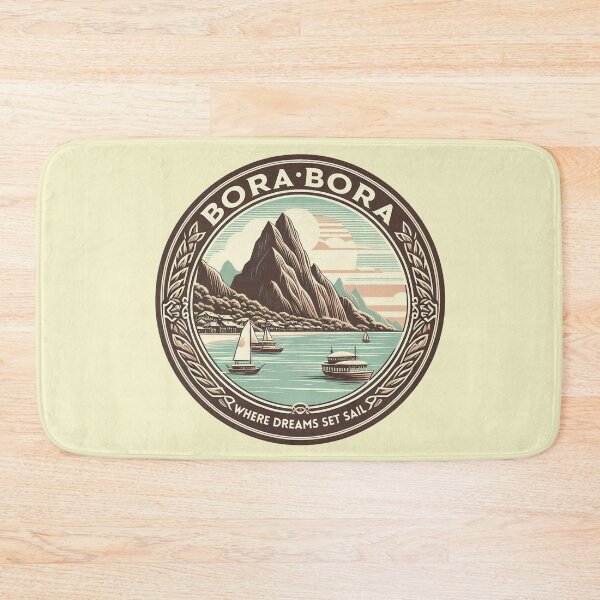 Item preview, Bora Bora Vintage Style Where Dreams Set Sail designed and sold by DarekShop.