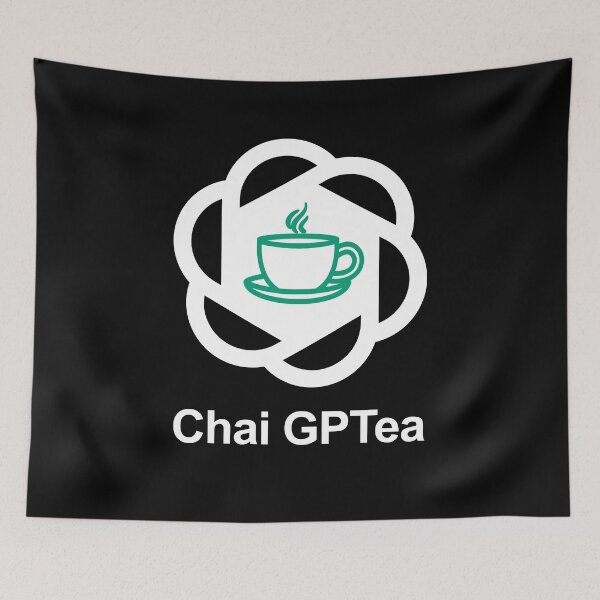 Item preview, Chai GPTea - Hindi - Funny Indian Quote designed and sold by The Uphaar Store.