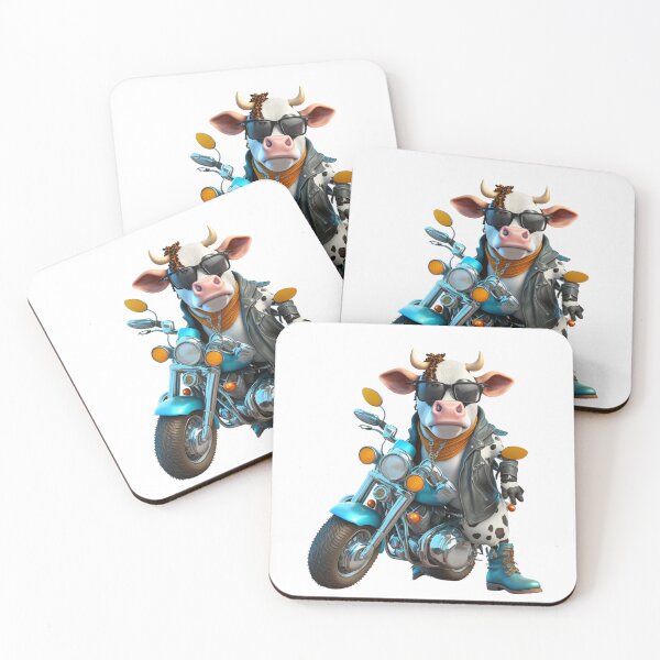 Item preview, Biker Cow Extraordinaire designed and sold by Sillytoe.