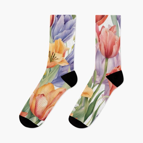 Aperçu de l'œuvre Fleur aquarelle colorée  créée et vendue par susshop214.