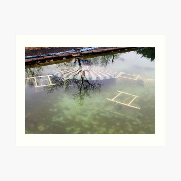 Pool Closed: Abandoned Resort Art Print