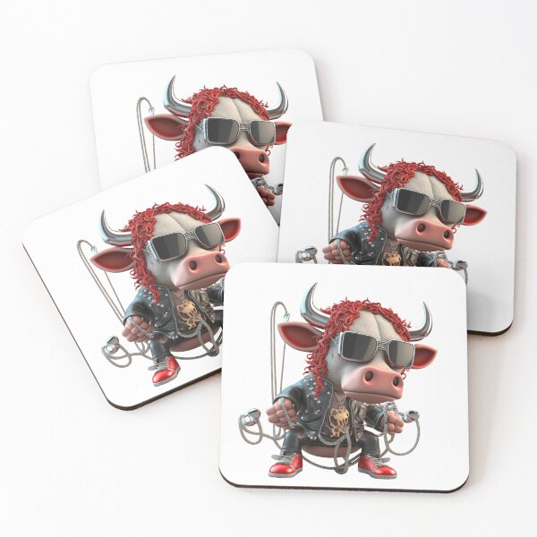 Item preview, Metallic Moo: Rocking the Stage designed and sold by Sillytoe.