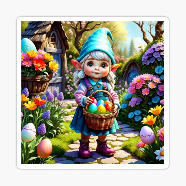 Item preview, Cute Easter Gnome designed and sold by Jbl55.