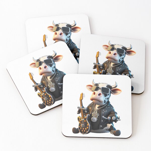 Item preview, Rocking Cow: Metallica's Moo-sician designed and sold by Sillytoe.